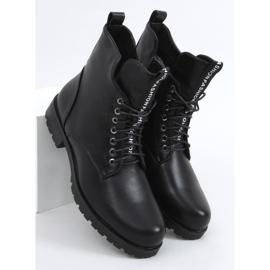 Trabajadores con cordones de Ango Black negro 3