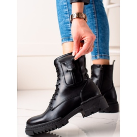 W. Potocki Botines Potocki con cordones clásicos negro 1 W. Potocki Botines Potocki con cordones clásicos negro 1