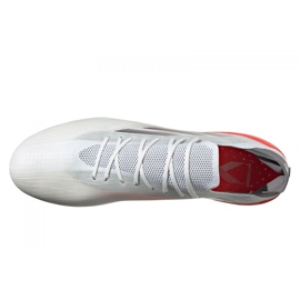 Botas de fútbol adidas X Speedflow.1 Ag M FY3265 gris, blanco, rojo blanco 4