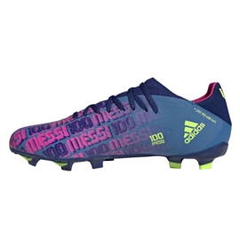 Botas de fútbol adidas X Speedflow Messi.3 Fg M FY6888 azul marino, morado, azul, multicolor azul 1
