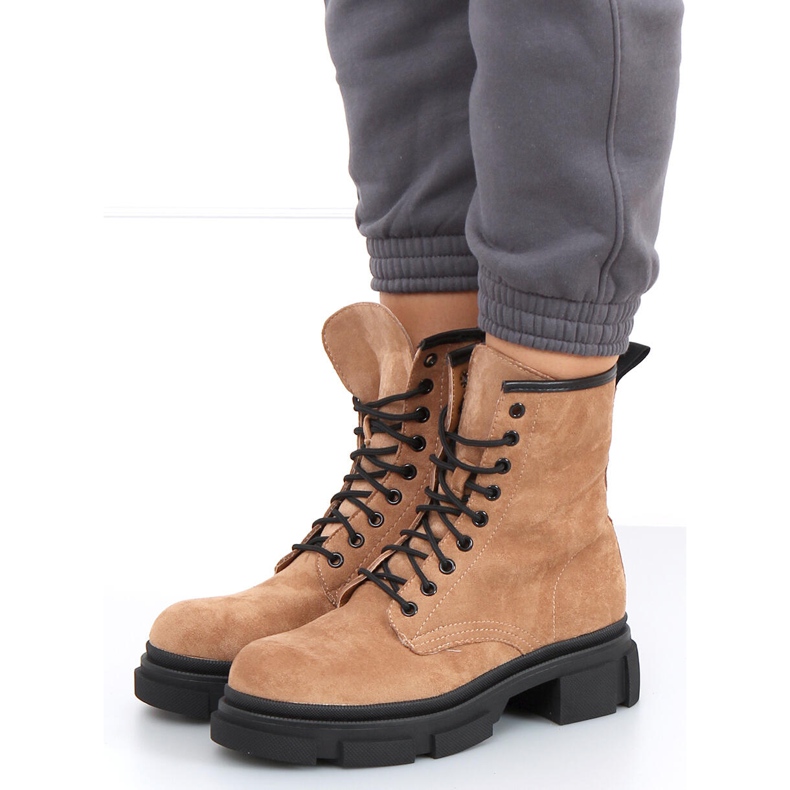 Trabajadores de gamuza Dazy Khaki marrón caqui 2 Trabajadores de gamuza Dazy Khaki marrón caqui 2