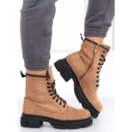 Trabajadores de gamuza Dazy Khaki marrón caqui 1 Trabajadores de gamuza Dazy Khaki marrón caqui 1