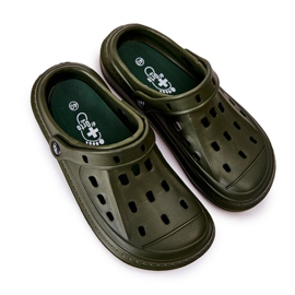 BEFADO S.A. Pantuflas Hombre Kroks Befado 154M004 Khaki verde 1