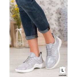 Calzado deportivo de piel VINCEZA gris 4