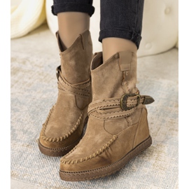 Botas de mujer beige con aislamiento al estilo boho Hanson 2