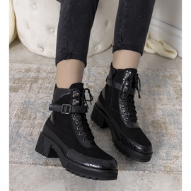 Botas negras de mujer Canales negro 1