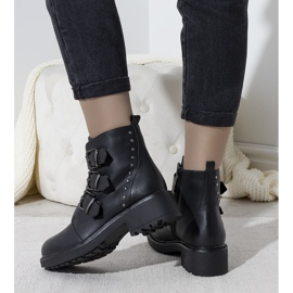 Botas negras con tachuelas aislantes de Adams negro 2