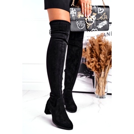 Botas de mujer Sergio Leone lycra negro KZ281 2 Botas de mujer Sergio Leone lycra negro KZ281 2