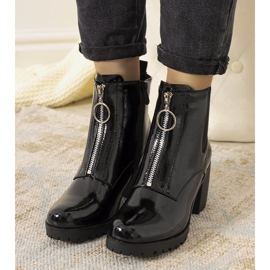Botas Ward de charol con aislamiento negro 1