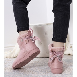 Botas para la nieve con aislamiento rosas de Hamilton 1