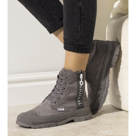 Botas de abrigo de mujer gris Goris 1 Botas de abrigo de mujer gris Goris 1