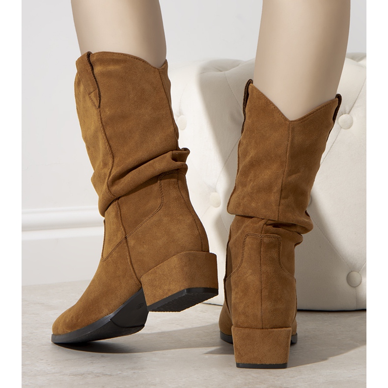 Botas vaqueras Francis warm camel marrón 1