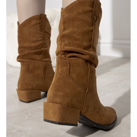 Botas vaqueras Francis warm camel marrón 2