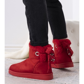 Botas de nieve con aislamiento rojo Hamilton 1 Botas de nieve con aislamiento rojo Hamilton 1