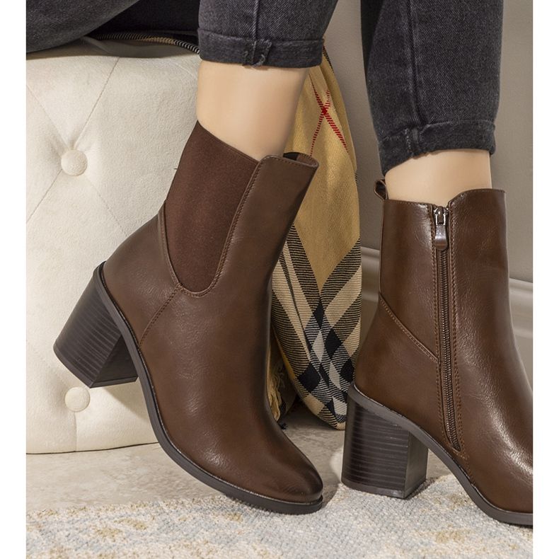 Botas michelle marrones con aislamiento marrón 1