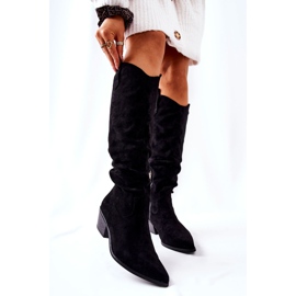 Bota cowboy negra Trisalor negro 4