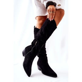 Bota cowboy negra Trisalor negro 3