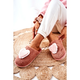 Pantuflas de Mujer Dirty Pink Heartbeat marrón rosado 3
