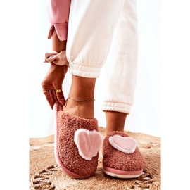 Pantuflas de Mujer Dirty Pink Heartbeat marrón rosado 5