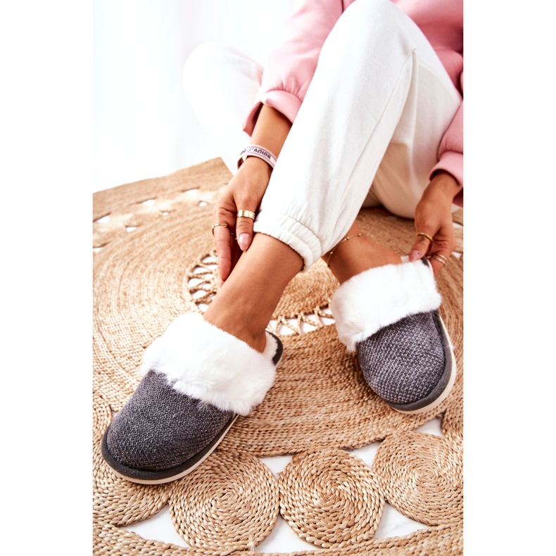 Pantuflas Calientes Con Piel Gris Flamarin beige 2 Pantuflas Calientes Con Piel Gris Flamarin beige 2