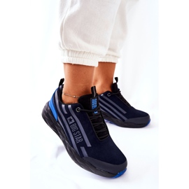 Zapatos Deportivos De Piel Big Star II274459 Azul Marino 2