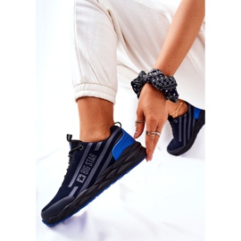 Zapatos Deportivos De Piel Big Star II274459 Azul Marino 5