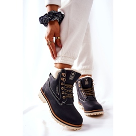 NEWS Mujer Trappers Timberki Warmed Black Tiempo negro 5