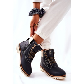 NEWS Mujer Trappers Timberki Warmed Black Tiempo negro 3