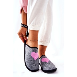 Big Star Zapatillas de Casa Panto Fino II267010 Gris-Rosa rosado 6