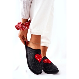 Big Star Zapatillas de Casa Panto Fino II267009 Negro y Rojo 6