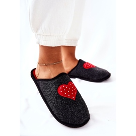 Big Star Zapatillas de Casa Panto Fino II267009 Negro y Rojo 4