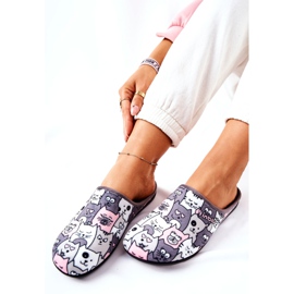 Inblu Pantuflas Befado Pantuflas Gatos 155D200 Gris 3