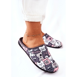 Inblu Pantuflas Befado Pantuflas Gatos 155D200 Gris 8