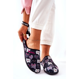 Inblu Pantuflas Befado Pingwinki 155D202 Pantuflas negras negro 8