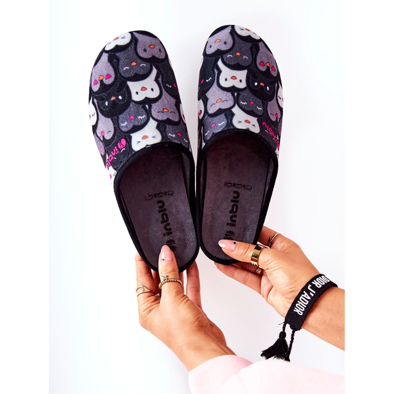 Inblu Pantuflas Befado Pingwinki 155D202 Pantuflas negras negro 1