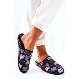 Inblu Pantuflas Befado Pingwinki 155D202 Pantuflas negras negro 7