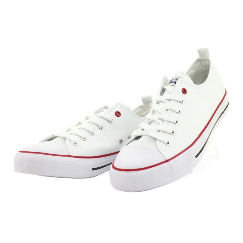 American Club Las zapatillas blancas para mujeres empataron el club estadounidense LH14 blanco 4