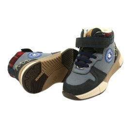 Botas de niños con el pelaje de American Club GC27 Navy Blue azul 4