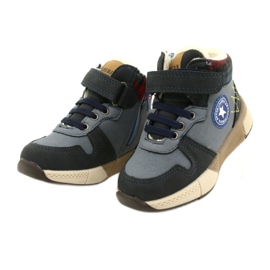 Botas de niños con el pelaje de American Club GC27 Navy Blue azul 3