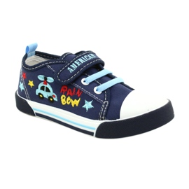 Zapatillas American Club Ten15 Navy Velcro azul marino 2