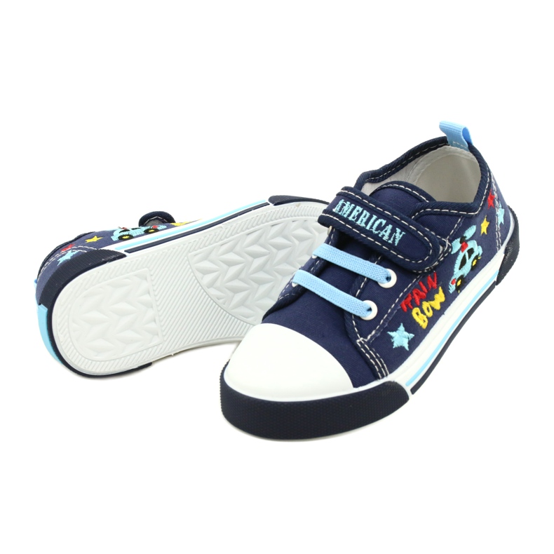 Zapatillas American Club Ten15 Navy Velcro azul marino 4