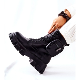 PG1 Botas de trabajo negras con cinturón de riñón Lanstrom negro 1