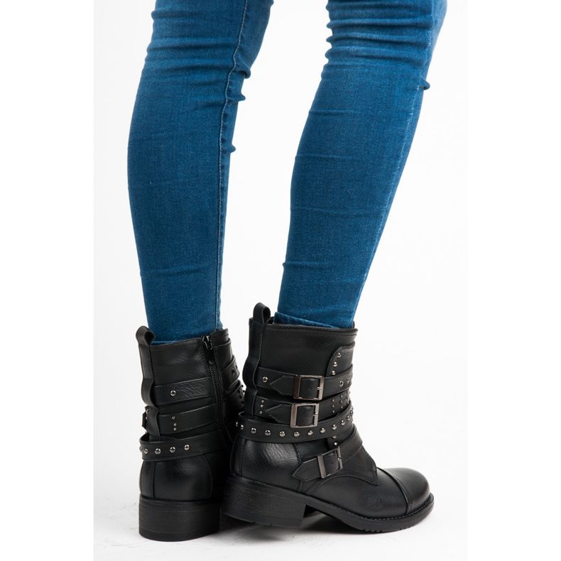 Erynn Trabajadores negros con hebillas 1