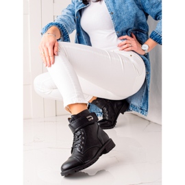 Cink Me Botas clásicas con cordones negro 2