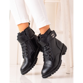 Cink Me Botas clásicas con cordones negro 3