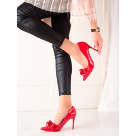 Seastar Tacones de moda rojo 3