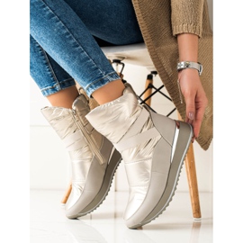 Weide Botas de nieve clásicas beige 3
