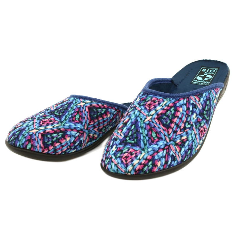 Pantuflas Sweater Adanex Aloe Vera 26702 azul marino azul rosado verde 4