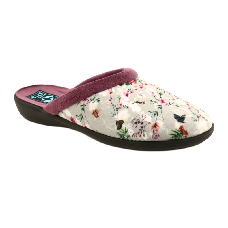 Pantuflas Cherry Blossom Adanex 26764 Aloe Vera púrpura gris 1