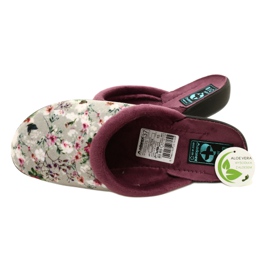 Pantuflas Cherry Blossom Adanex 26764 Aloe Vera violeta gris 4